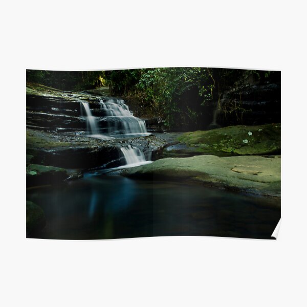 Afternoon Buderim Falls Poster