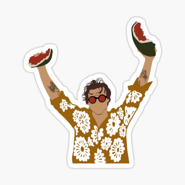 watermelon styles Sticker