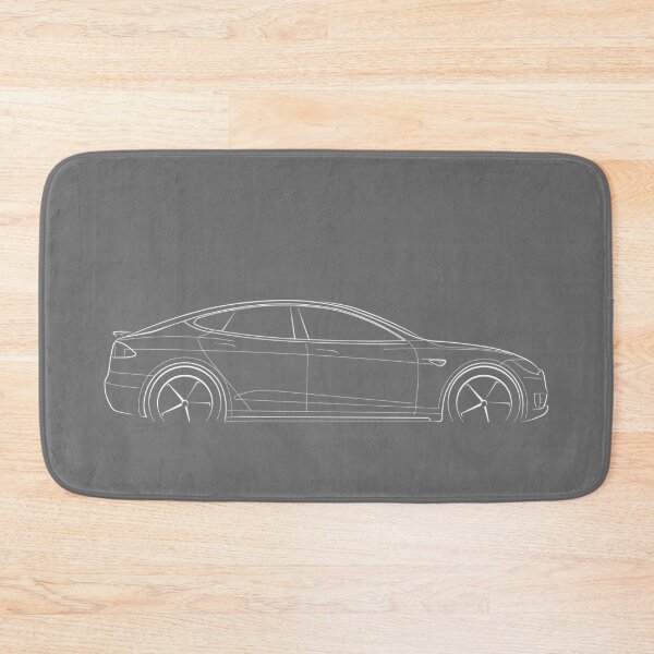 Item preview, Tesla Model S - profile stenicil, white designed and sold by mal-photography.