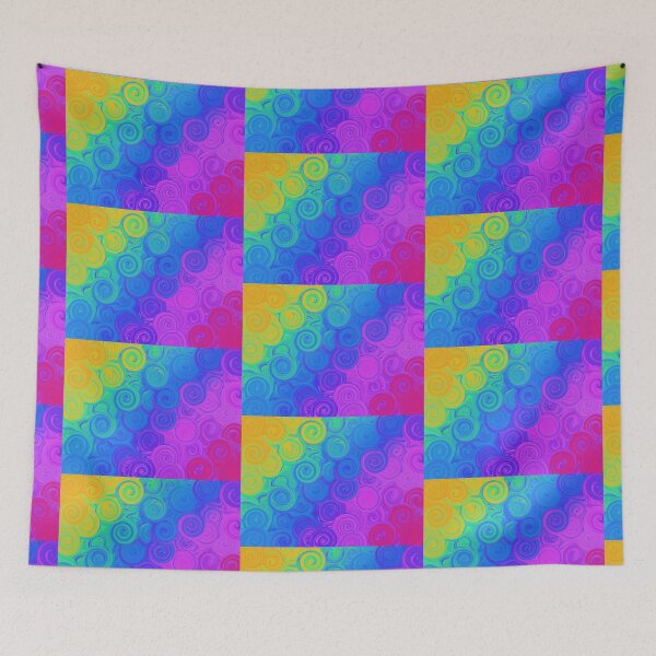 Item preview, Rainbow Swirls designed and sold by Louisa Dent.