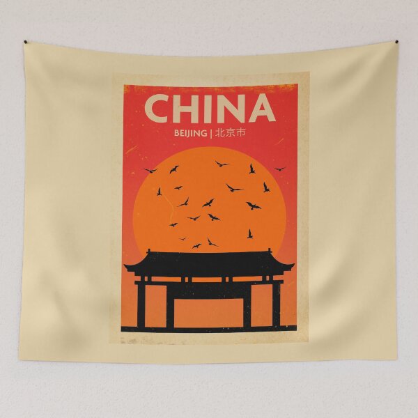 Item preview, Vintage China Travel designed and sold by aquastarstore.