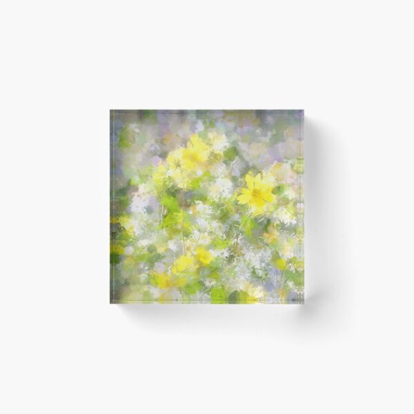 Item preview, Yellow Floral Abstract designed and sold by bubred24.