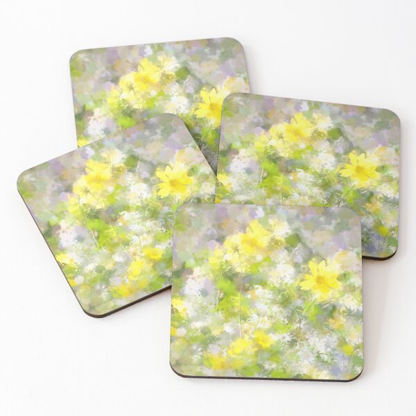 Item preview, Yellow Floral Abstract designed and sold by bubred24.
