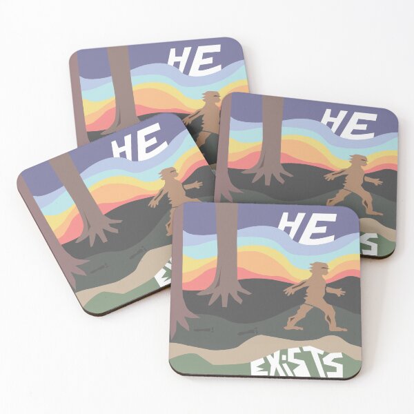 Item preview, Bigfoot Sasquatch Abstract Forest Landscape designed and sold by Paul Stouffer.