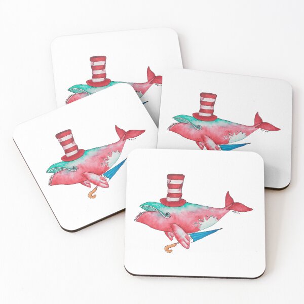 Item preview, Northern Right Whale - cat in the hat; original art designed and sold by muralmouse.