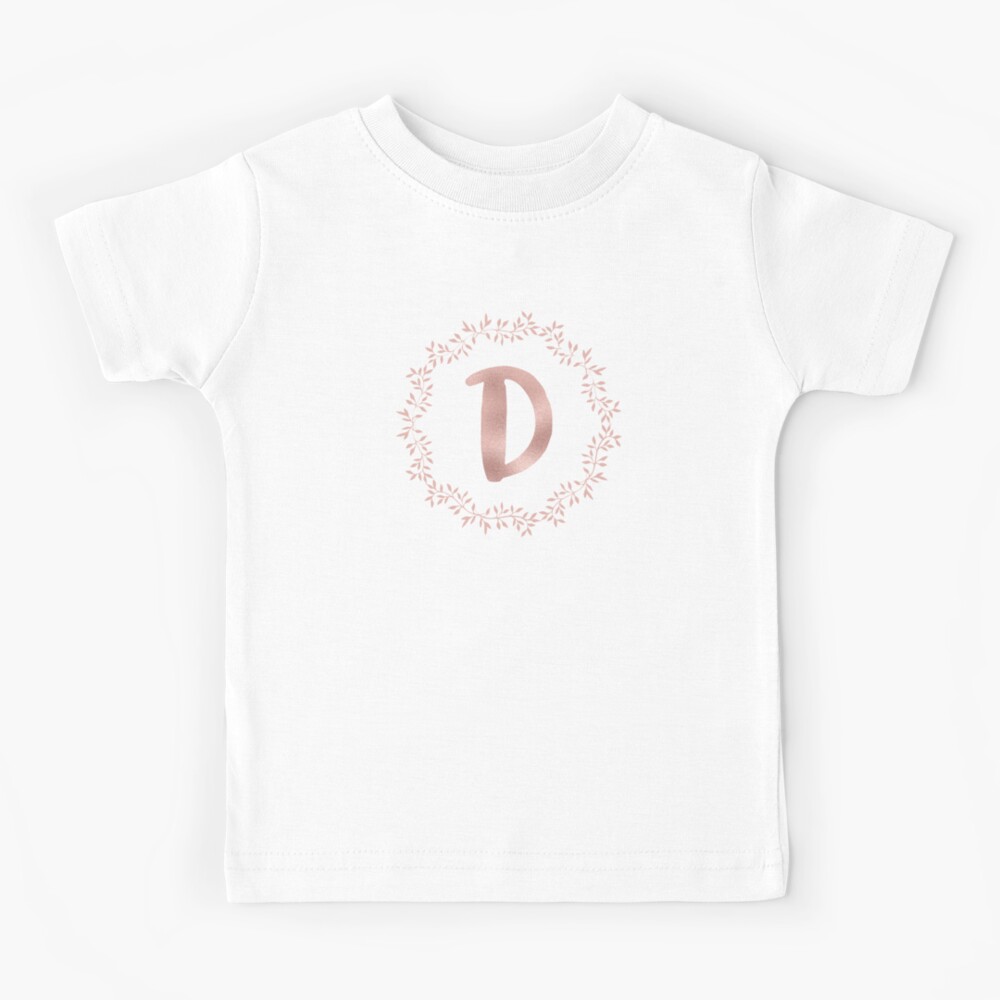 MysticMagpie Rose Gold Monogram D T-Shirt