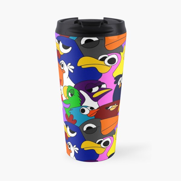 Colorful Flock 2 Travel Mug