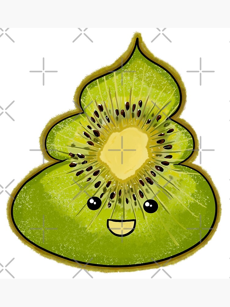 "Cute kiwi poop" Poster by CutiePockets Redbubble