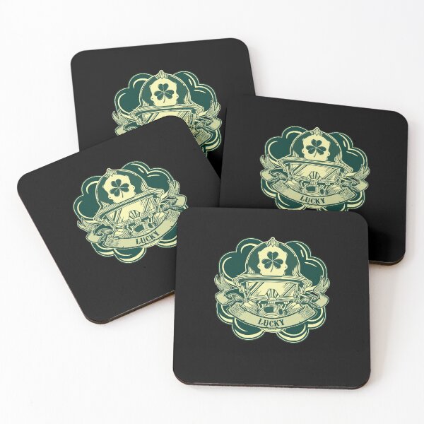 Item preview, Vintage Lucky Irish American St Patrick's Day Firefighter designed and sold by iNeedVitaminSea.