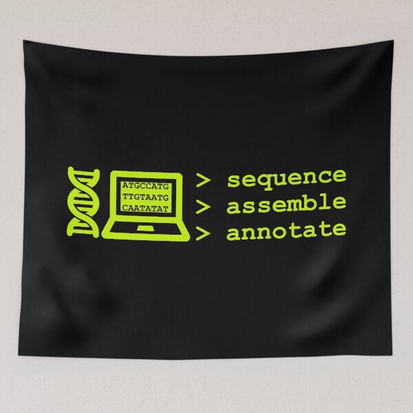 Item preview, Bioinformatics Genome Sequence Assemble Annotate Green designed and sold by MoPaws.