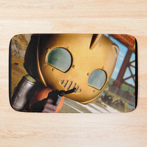 Item preview, The Rocketeer Pop! toy next to the Golden Bridge by the sea (Photography) designed and sold by frikybomb.