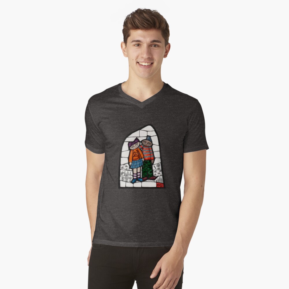 Item preview, V-Neck T-Shirt designed and sold by MunaZuberi.