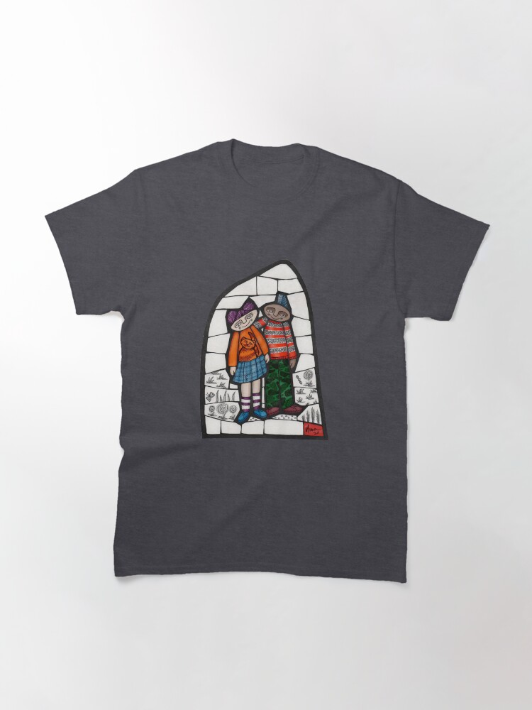Thumbnail 3 of 7, Classic T-Shirt, Punks in the Wild colour mosaic illustration designed and sold by MunaZuberi.