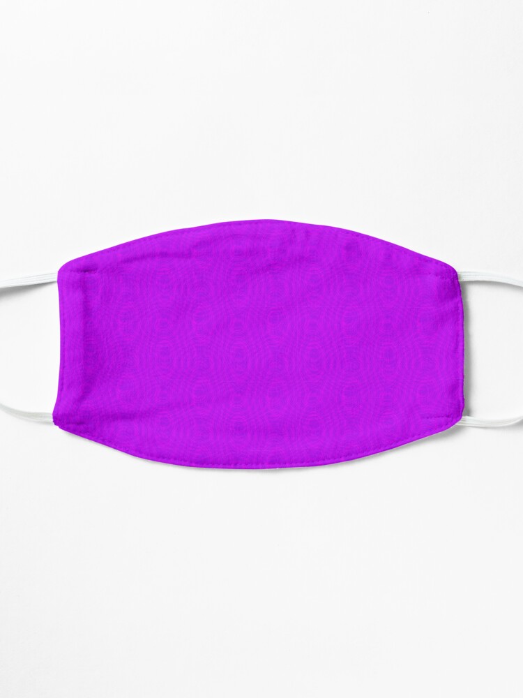 Alternate view of Pink Moiré Pattern Mask Mask