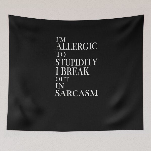 Item preview, Women Graphic I'm Allergic to Stupidity Funny T Shirts Girl Cute Tops designed and sold by nassertim.