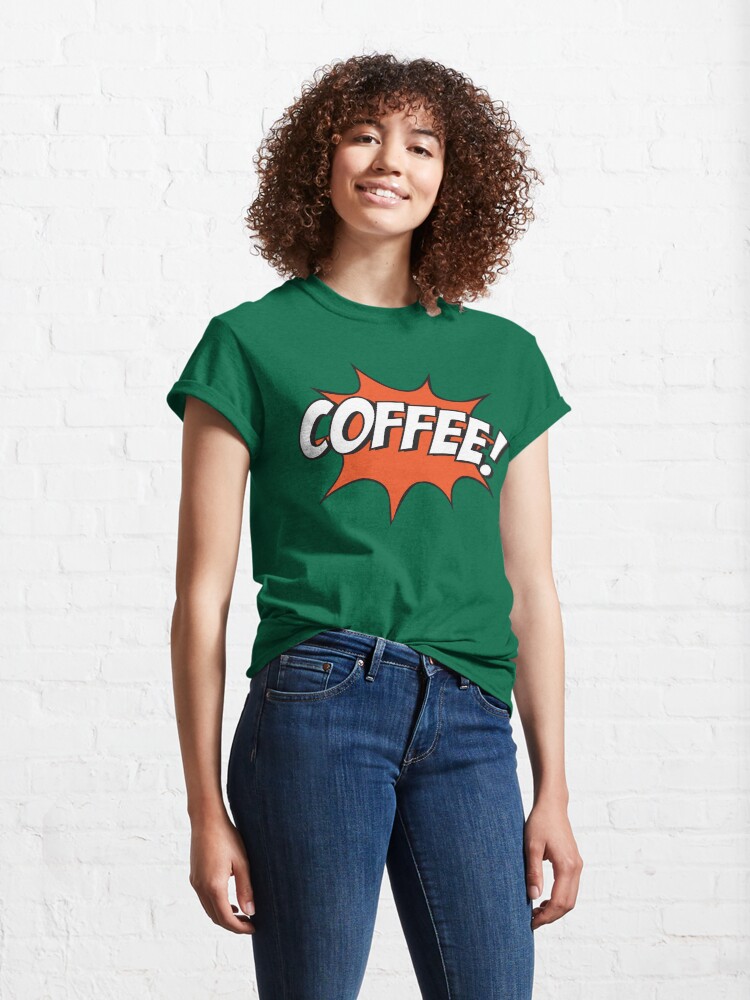 Alternate view of Comic Coffee! Classic T-Shirt