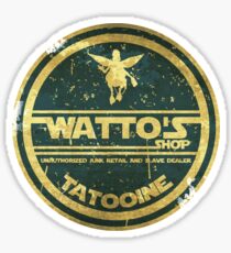 WATTO' S SHOP TATOOINE Sticker