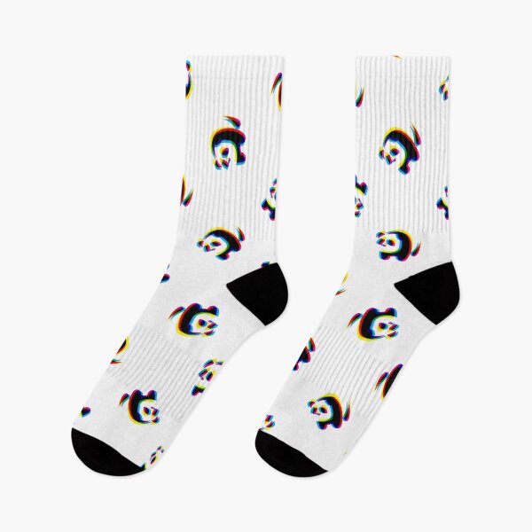 Item preview, CMYK panda pattern designed and sold by animinimal.