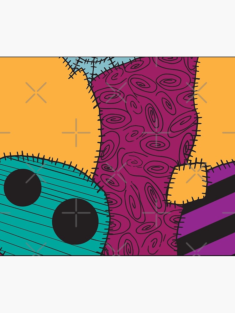 "Nightmare Before Christmas Sally Pattern" Tapestry by leighlewton