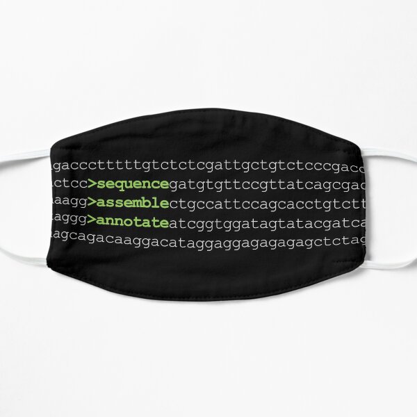Bioinformatics Genome Sequence Assemble Annotate DNA Green Flat Mask