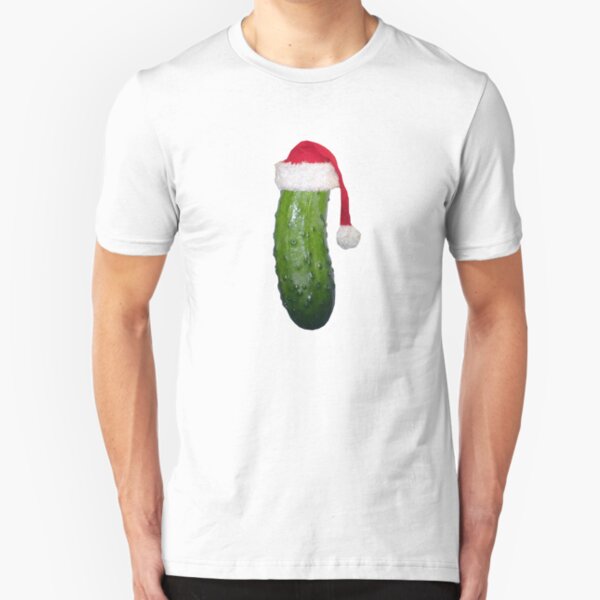 Christmas Pickle Slim Fit T-Shirt