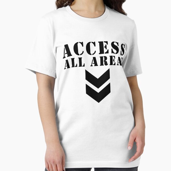 Item preview, Access all areas T-shirt designed and sold by Flight Artworks.