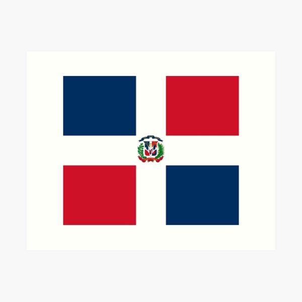 Aperçu de l'œuvre REPÚBLICA DOMINICANA, DRAPEAU DE LA REPUBLIQUE DOMINICAINE créée et vendue par Priscimissy.