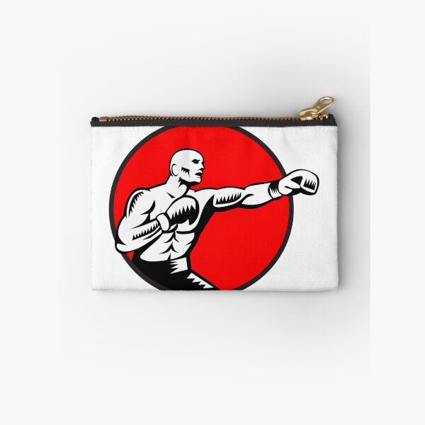 Item preview, Boxer Jabbing Punching Circle Woodcut designed and sold by patrimonio.