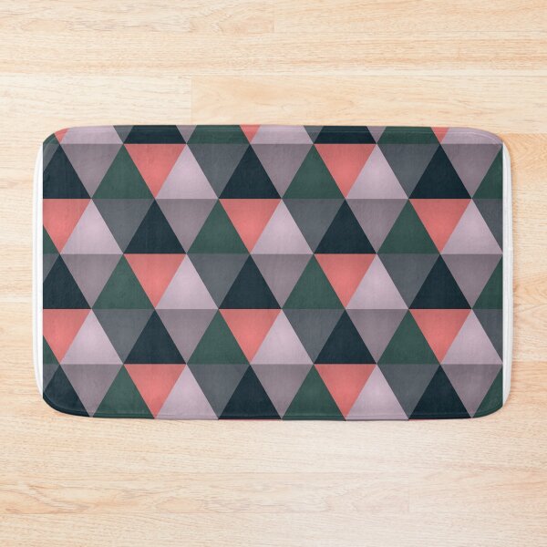 Item preview, pink and grey Triangles designed and sold by BrennaAldredge.