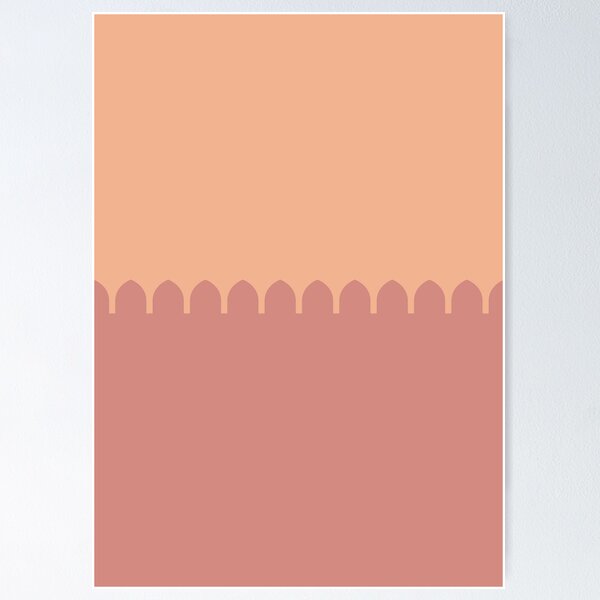 Item preview, Dusty Rose Sunset Over the Wall designed and sold by Lyman Creative Co..