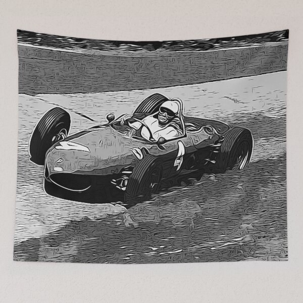 Item preview, Nürburgring Nordschleife 1961 Racer Poster – Classic Green Hell Art designed and sold by Road To Track.
