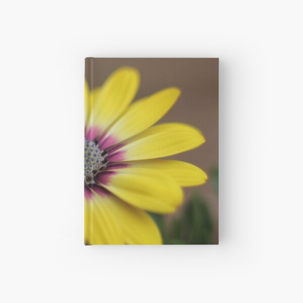 Macro Garden Flower Hardcover Journal