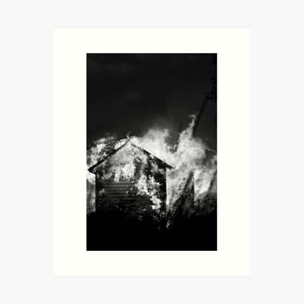 House on Fire Art Print