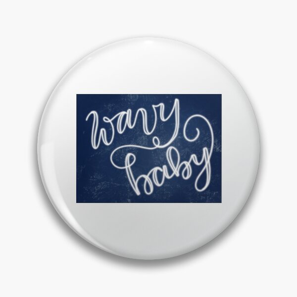 Item preview, "Wavy Baby" Postcard Artwork designed and sold by calligraphallee.