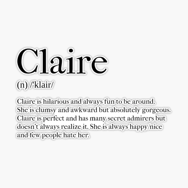 Claire, nombre Claire, significado de Claire