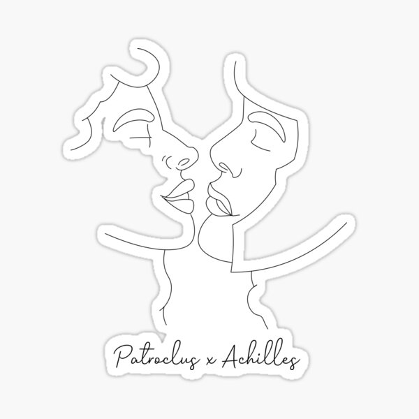 Patroclus X Achilles Sticker By Jacobapearce Redbubble