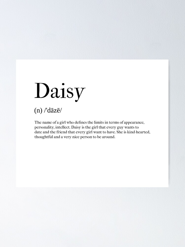 daisyプロフィール必読 Daisy Definition