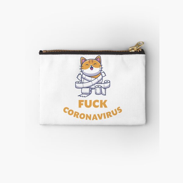 Item preview, Fuck coronavirus, wash your hands, social distancing and wash your hands, social distancing, social distance, panic, quarantine, stay home, covid 19, toilet paper panic, selfisolation designed and sold by Crocozen.
