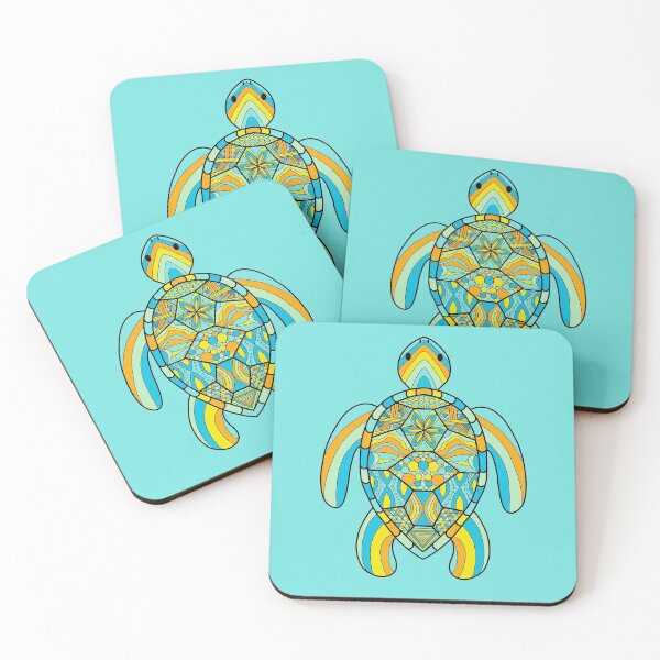 Item preview, Trippy Turtle (Blue) designed and sold by pfahey.