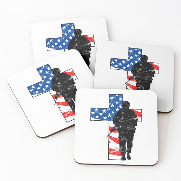 Item preview, American Holy Cross Veteran Shirt Memorial Day Remembrance designed and sold by RAWWR.