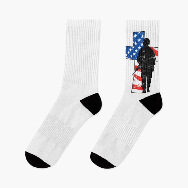 Item preview, American Holy Cross Veteran Shirt Memorial Day Remembrance designed and sold by RAWWR.