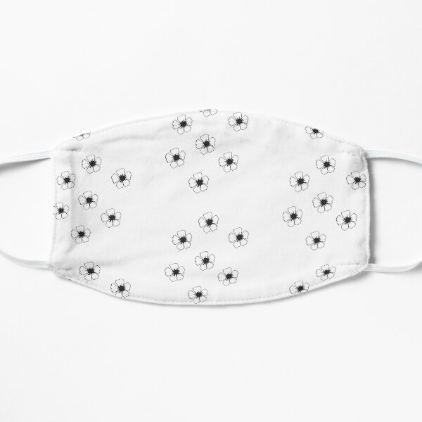 Daisy Doodles Flat Mask