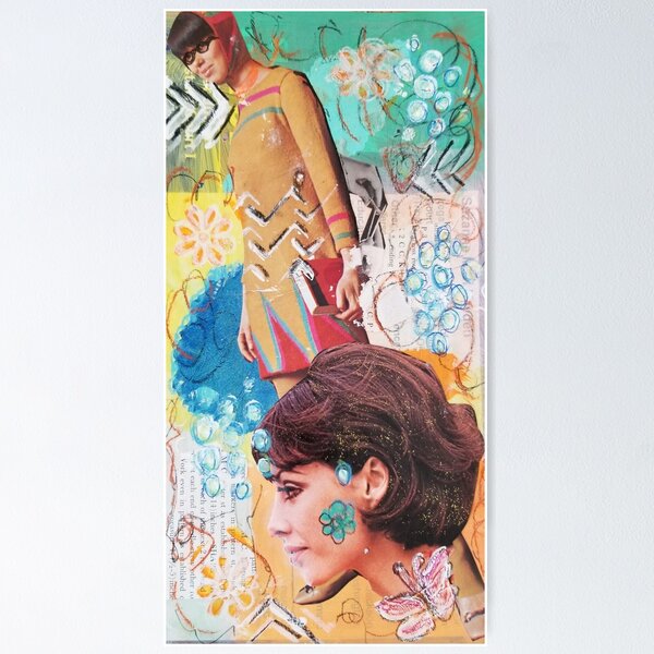 Item preview, Retro Collage and Paint by Curposney designed and sold by curposney.