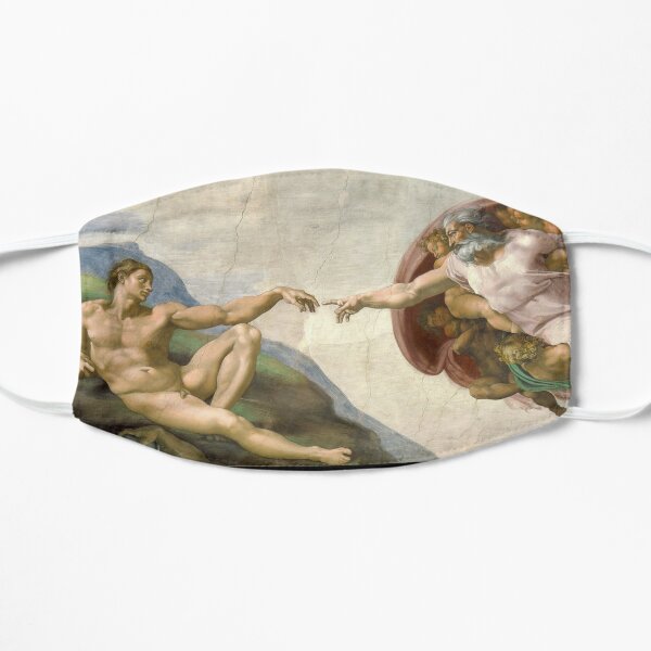 la création du masque adam Masque sans plis