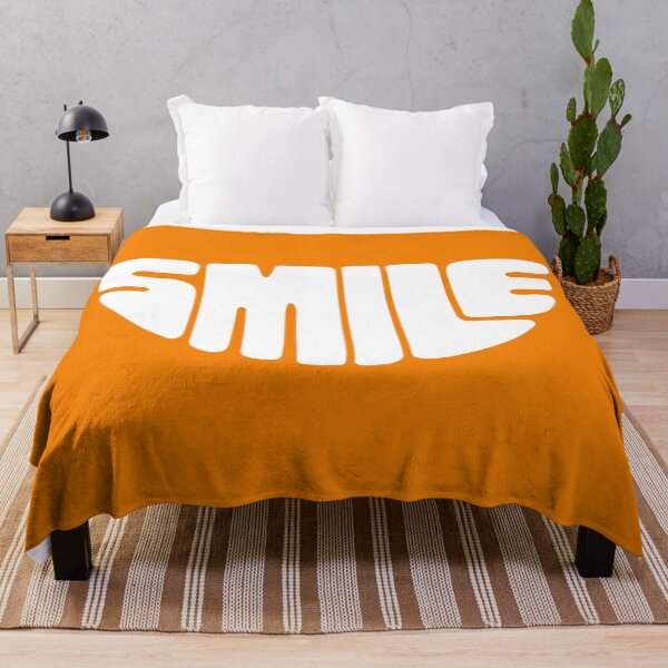 Item preview, White Smile on Orange designed and sold by majoihart.
