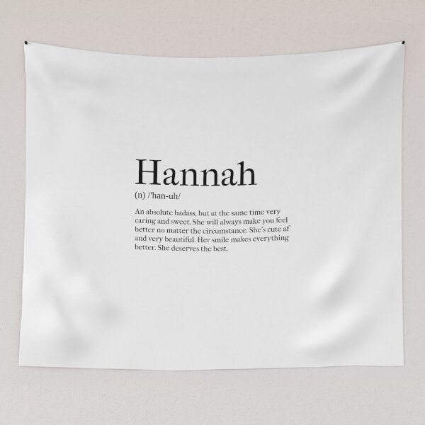 Item preview, Hannah Definition designed and sold by tastifydesigns.
