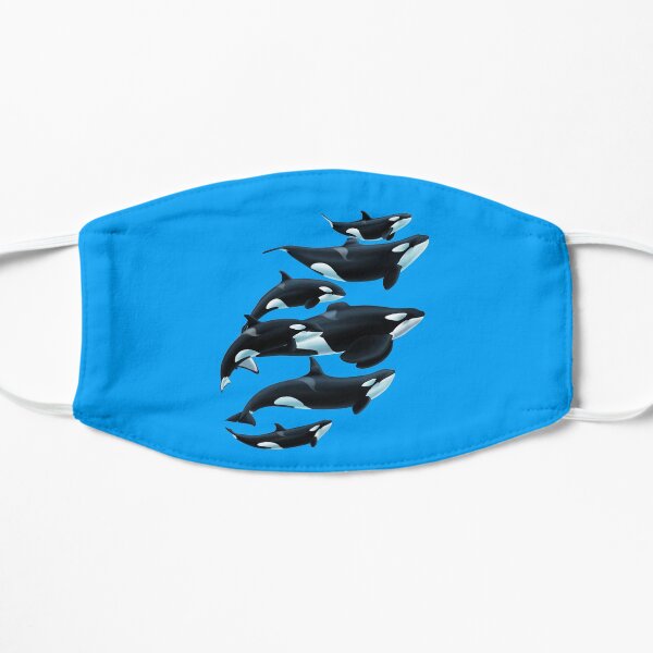 Florida Orcas Flat Mask