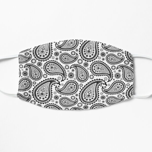 MK-63 Flower Bandana Mask/BLACK www.krzysztofbialy.com