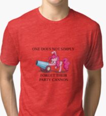 Pinkie Pie's Party Cannon Tri-blend T-Shirt