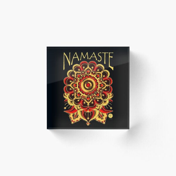 Namaste Acrylic Block